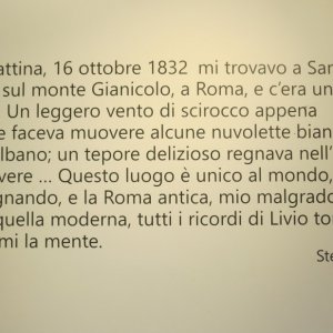 Stendhal über S. Pietro in Montorio