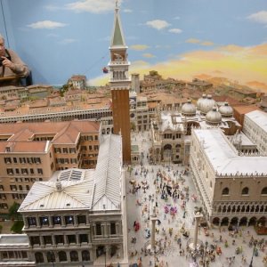 Venedig Markusplatz, Blick von Uferseite