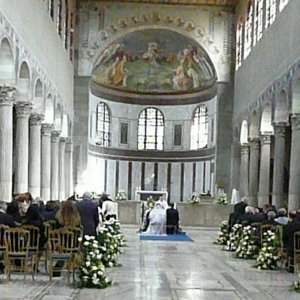 Hochzeit in der Kirche S. Sabina