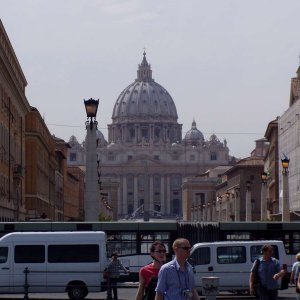 Blick auf den Petersdom