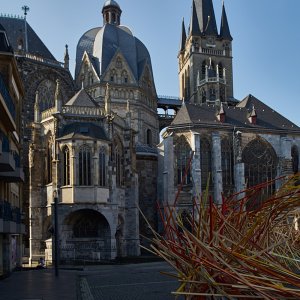 Aachen, Dom hinter Katschhof