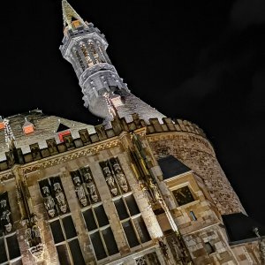 Aachen bei Nacht, Rathaus