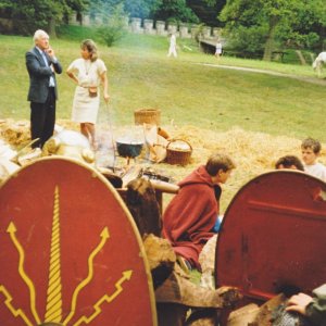 "Römer" auf der Saalburg Sommer 1988