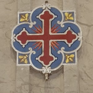 Weihekreuz im Petersdom