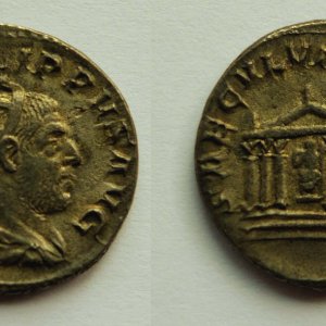 Antoninian des Philippus Arabs