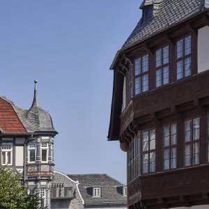 Goslar Schuhhof Blick zurück zum Markt