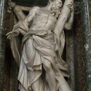 Skulptur Heiliger Andreas