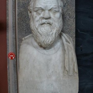 Vatikanische Museen: Bste des Sokrates