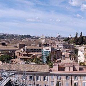 Blick ber die Stadt vom Palatin aus (Pano)