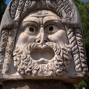 Ostia Antica Teatro Maske