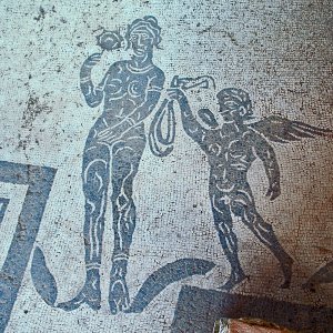 Ostia Antica Caupona di Alexander Helix Mosaik