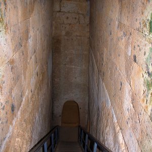 Ceveteri Nekropole Treppe zu einer Grabkammer