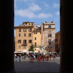 Blick aus dem Pantheon