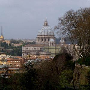 Aussicht auf den Vatikan vom Gianicolo