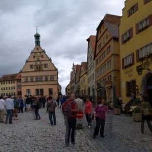 Marktplatz von Rothenburg ob der Tauber (Pano)