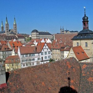 Bamberg Blick aus dem Turmfenster