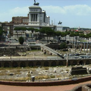 Blick aus den Trajansmrkten