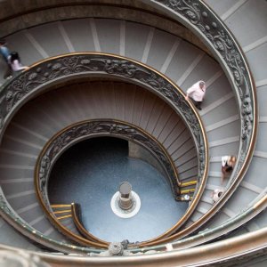 Vatikanische Museen - Spiraltreppe