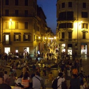 Blick von der Spanischen Treppe