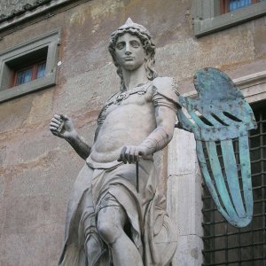 Engel im Innenhof / Castel Sant' Angelo