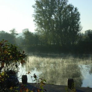 Dordogne am Morgen