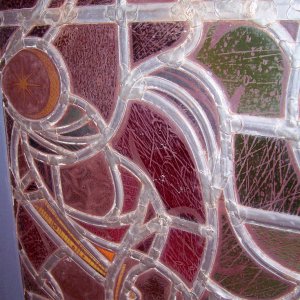 Glasmalereimuseum, Detail aus dem Karl-Martell-Fenster