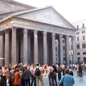 Erster Besuch am Pantheon