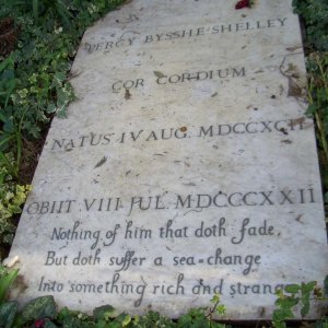 Rom06 Shelleys Herz begraben im acattolico