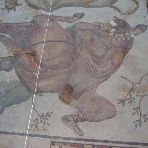 Mosaik in der Villa Romana del Casale