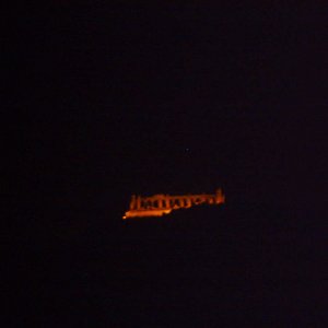 Tal der Tempel Agrigent bei Nacht