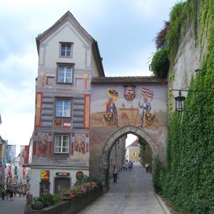 Steyr, Schloss Lamberg, unteres Burgtor