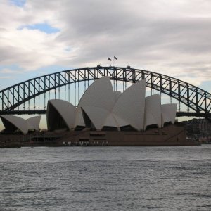 Oper und Harbour Bridge, Sydney - Australien