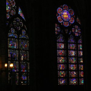 Fenster in Notre - Dame