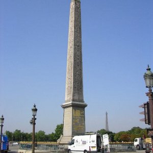 ... auch in Paris gibt es Obeliske