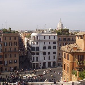 Auf der Spanischen Treppe