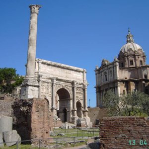 Forum mit Septimius-Severusbogen