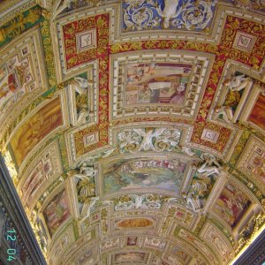 Deckenprotz in den vatikanischen Museen