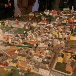 Lublin: Modell des jdischen Viertels in Lublin