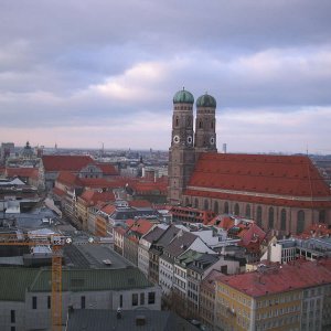 Rundumblick vom Kirchturm von St.Peter