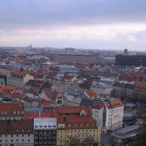 Rundumblick vom Kirchturm von St.Peter