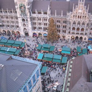 Rundumblick vom Kirchturm von St.Peter