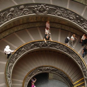 Vatikanische Museen - Treppe