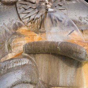 Spanische Treppe Barcaccia Brunnen Detail