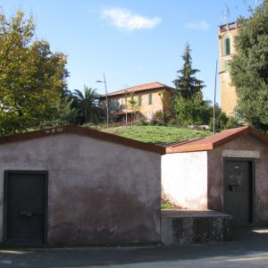 Garbatella - Eingang Catacombe di Commodilla