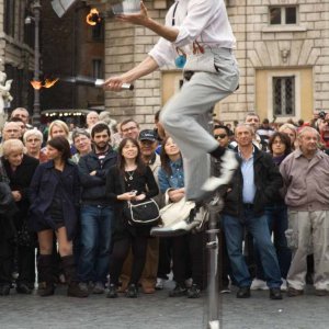 Piazza Navona Strassenkuenstler