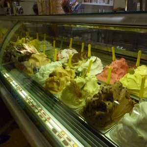Lecker Eis in Trastevere