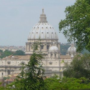 Gianicolo Blick auf den Petersdom