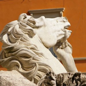 Fontana Trevi Detail