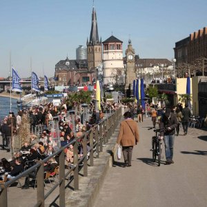 Dsseldorf Rheinpromenade