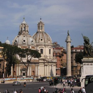 Piazza Venezia mit Trajanssule